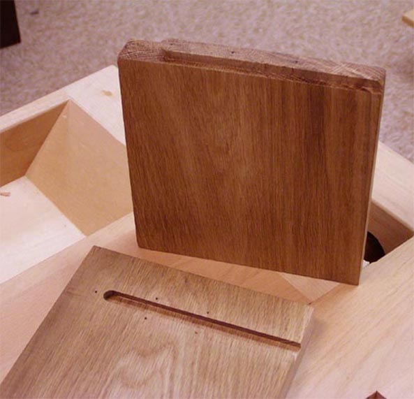 Half Blind Tapered Sliding Dovetail Components.